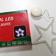 Украшение рождественское "Звезда" пластиковая подвесная светодиодная 94122