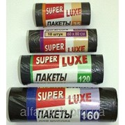 Мусорный пакет польский "SUPER LUXE" 160л 10шт