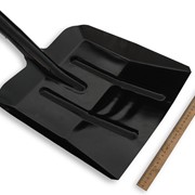 Лопата совковая (штыковая/косая) для снега (пластик, метал, дюралевая) фото