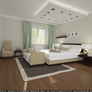 Спальня элегантная с кушеткой фотография