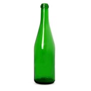 Бутылка для шампанского зеленая фото