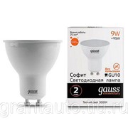 Лампа Gauss LED Elementary MR16 GU10 9W 640lm 3000К фотография
