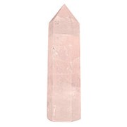 Розовый Природные кварцевые украшения для изготовления Hexagonal Prism Палочка Аксессуары фотография