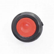 Кнопка короткая DS511 круглая OFF-(ON), 2pin, красная фотография