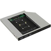 Шасси для 2.5 mSATA SSD в отсек оптического привода ноутбука 12 мм Orient UHD-2MCS12