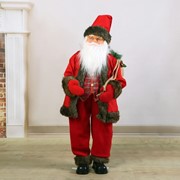 Дед Мороз "Узорная шубка" двигается музыка, 100 см