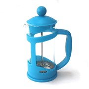 Кофейник пластиковый корпус с прессом Vetta Клэр 350мл голубой B04S-350, 850-069