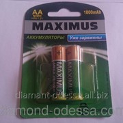 Аккумуляторные батарейки MAXIMUS HR6 1800 mAh фото