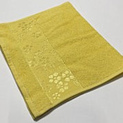 Желтый ELARA 70х130 хлопок махра полотенце (1шт) Фиеста фотография
