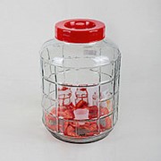 Бутыль стеклянный 25л. с гидрозатвором фото