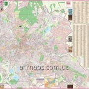 План города Харьков - с каждым домом 135х97 см М1:19 000 ламинированная Код товара 222672 фото