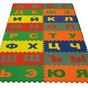 Детский развивающий коврик пазл Русская Азбука фото