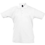 Рубашка поло детская Summer II Kids, белая, на рост 106-116 см фотография