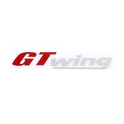 Шильдик металлопластик SW “GT WING“ Красный 140*25мм (наклейка) фото