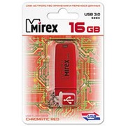 Флешка USB 3.0, 16Гб - Mirex - Red Chromatic - красный фото
