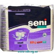 Подгузники для взр SENI PLUS (фиолетовая) 1 смол 10шт фото