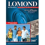 Фотобумага струйная A5 (210*148) Lomond суперглянцевая Bright 260г-20листов фотография