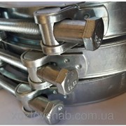 Хомуты усиленные, болтовые GBS 32-35 мм. фото