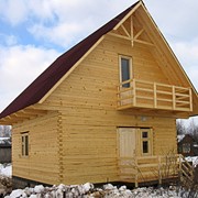 Строительство дачных домиков. фото