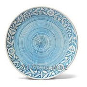 Керамическая тарелка ручной работы в украинском стиле фото