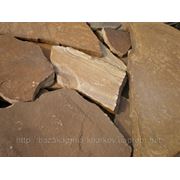 Природный камень песчаник коричневый 10 мм фото