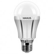 Лампы светодиодные LED лампа Maxus A60 10W(810lm) 3000K 220V E27 AL фото