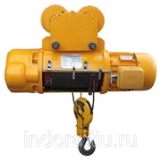 Тельфер электрический с тележкой CD-10.0 10 кг, Высота 12 м, Вес 1063 кг, Ширина балки 116-180 см фотография
