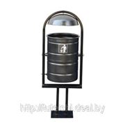 Урна со стойкой 20л Артикул: ТНП592 Цвет: серый фото