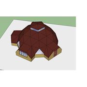 Строительство каркасно-щитовых домов сферической формы купольных домов круглых домов