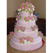 Свадебный торт “Фиалка“ фото