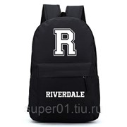 Рюкзак с логотипом Riverdale (черного цвета) фотография