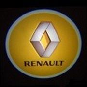 Проекция логотипа Renault фотография