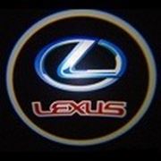 Проекция логотипа Lexus фотография