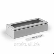Корпус терминальный Ensto Cubo F размер 500 x 200 x 120 мм, с глухая стенка и PC window, размер 420 x 120 мм, FFUW502012A фото