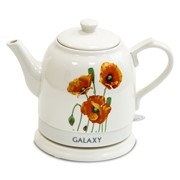 Чайник Galaxy GL0506, белый/рисунок фото