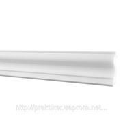 Плинтус потолочный КИНДЕКОР белый 50 х 2000 х 50 мм. фотография