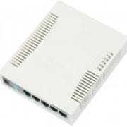 Роутер MikroTik RouterBOARD RB260GS, 5-port Gigabit smart switch with SFP cage, SwOS, plastic case, PSU 1114 фотография