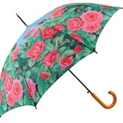 Зонт-трость «Розы» полуавтоматический