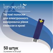 Тест-полоски Longevita 50 шт. Тест-полоска Материал пластик .