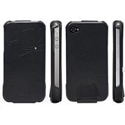 Чехлы для iPhone SGP Leather Pouch Valencia Swarovski for iPhone 4/4S Black фотография