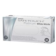 Перчатки медицинские. Белые нитриловые перчатки SafeTouch® Platinum White Nitrile фото