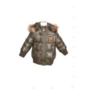 Куртка-пуховик детский 100 серый