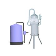 Аппараты АД 10 и АДВ 25 для дистилляции воды применяемой в процессе приготовления электролита для аккумуляторов шахтных светильников а также для других целей где требуется дистиллят фото