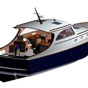 Моторная яхта с деревянным корпусом НКИ103 `ЛАГУНА`