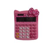 Калькулятор HELLO KITTY 878. 12 разрядный розовый фото