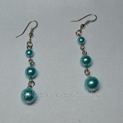 Сережки из жемчуга (имитация) 36408633 фото