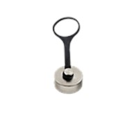 Защитный колпачок для штекерного разъёма GX16 металлический с резиновым кольцом