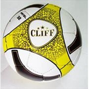Мяч футбольный CLIFF бело-желто-черный