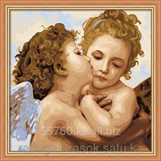 Картина стразами Поцелуй ангела 50х50 см фотография