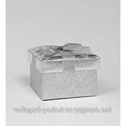 Подарочная коробка “Куб серебряный“ 8*12*12 фото